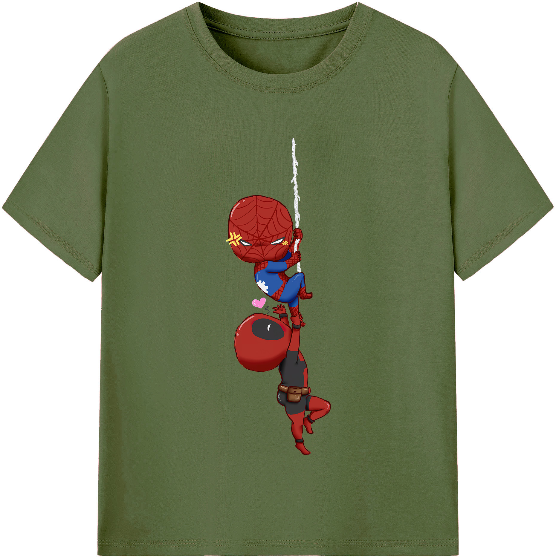 （画像用） Deadpool デッドプール 綿100％半袖Tシャツ（フロントプリント）